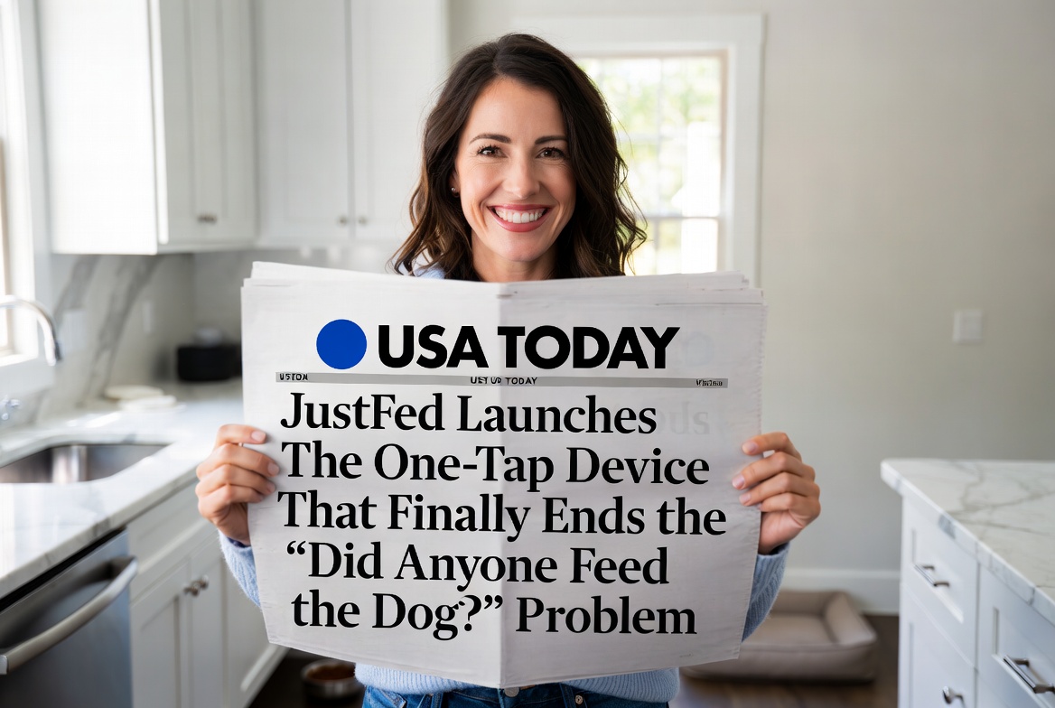 JustFed Launches Kickstarter for Smart Pet Feeding Coordination
